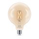 Philips Smart with WiZ Led lamp Filament E27, G125, 7W, 806Lm, 2700-6500K 871951437210800