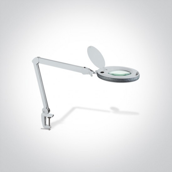 One light работна LED лампа с увеличително стъкло, 8W, студена светлина,  61066/W - Работни лампи