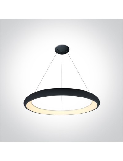 Интериорно осветление - One light LED Пендел 50W, топла бяла светлина 62144NB/B/W
