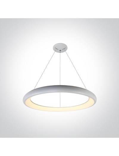 Интериорно осветление - One light LED Пендел 50W, топла бяла светлина 62144NB/W/W