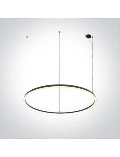 Интериорно осветление - One light LED Пендел 65W, топла бяла светлина 62156C/B/W