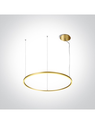 Интериорно осветление - One light LED Пендел 65W 3000K 62156C/BBS/W