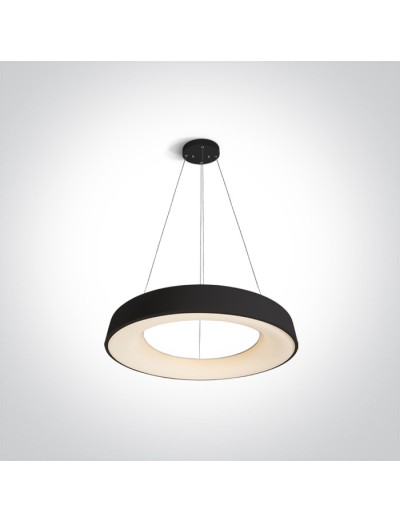 Indoor lighting - One light LED Pendant 80W, warm white light 62180NB/B/W