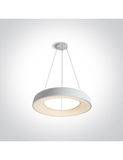 Indoor lighting - One light LED Pendant 80W, warm white light 62180NB/W/W