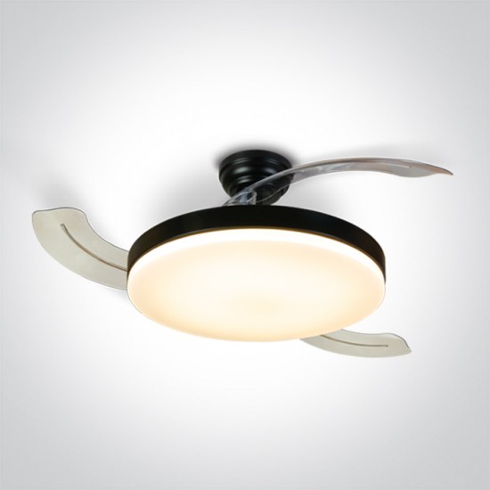 One light LED Плафониера с вентилатор 25W LED 32W CCTV IP20 6300/B/V - Плафониери