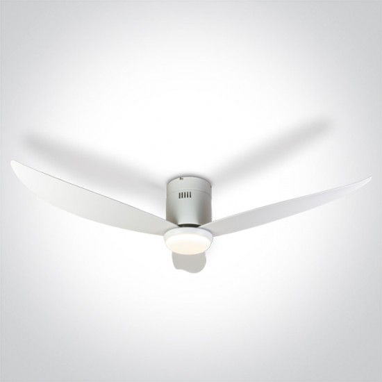 One light LED Плафониера с вентилатор 35W LED 22W CCTV IP20 230V 6302C/W/V - Плафониери