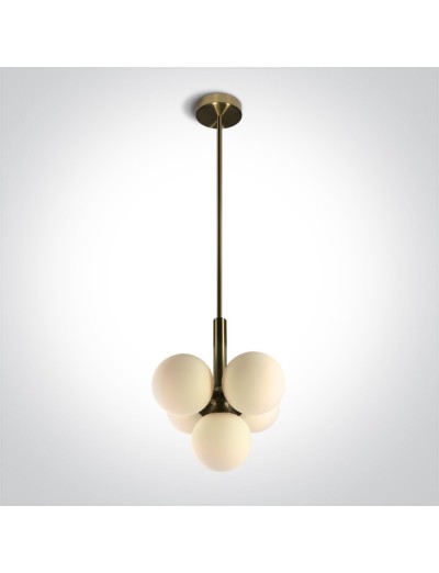 Висящи осветителни тела - One light Пендел 5x9W, G9, 63116A/BBS