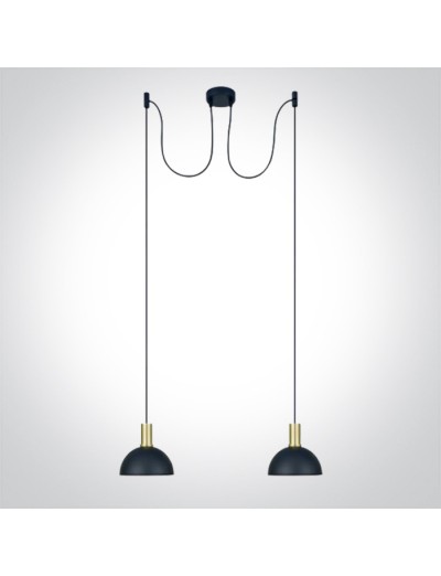 Hanging lights - One light Пендел 10W 2xE27 63140B/BBS