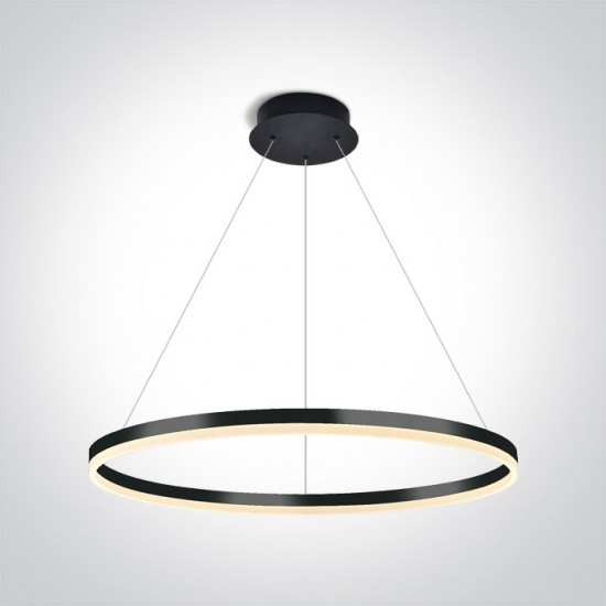 One light LED Пендел 60W 3000K IP20 63144B/B/W - Пендели