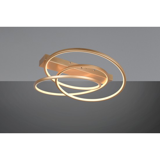 Trio LED Плафониера DARVIN 34W  4500lm, 2300+3000+4000K 649110179 - Плафониери
