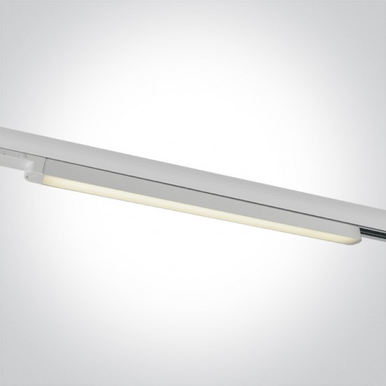 One light LED Линейно тяло за шина 16W 1600Lm 3000K-4000K-5000K 65018T/W/V - Прожектори