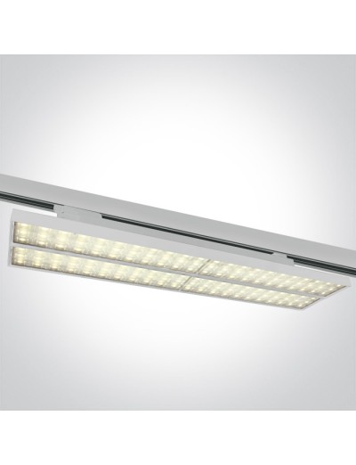 Интериорно осветление - One light LED Линейно тяло за шина 50W 3000K регулируемо 230V 65168T/W/W