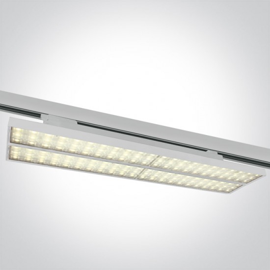 One light LED Линейно тяло за шина 50W 3000K регулируемо 230V 65168T/W/W - Прожектори
