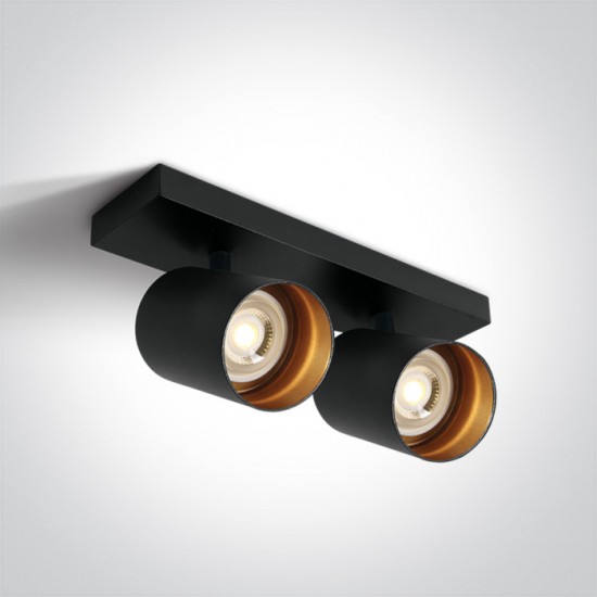 One light Спот 2x10W GU10 65205N/B - Спотове