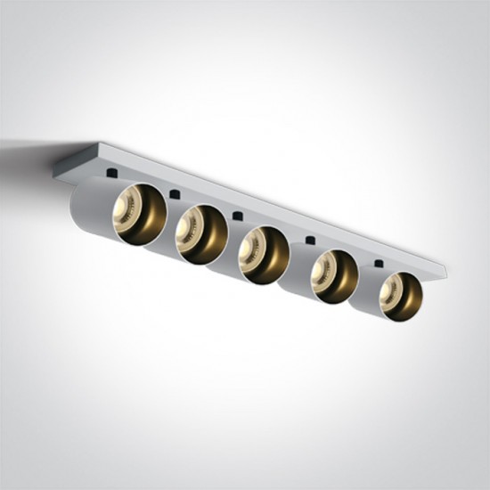 One light Спот 5x10W GU10 65505N/W - Спотове