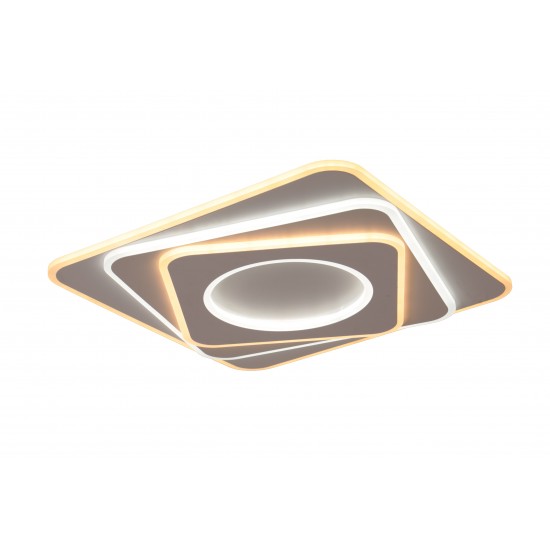 Плафониера BeLight 105W, 6720Lm, 3000-4000-6000К, дистанционно 70078-48-31 - Плафониери