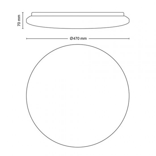 Philips LED Плафониера Izso, 2700-6500K, 40W, дистанционно 872016919609400 - Плафониери