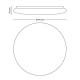 Philips LED Плафониера Izso, 2700-6500K, 40W, дистанционно 872016919609400 - Плафониери