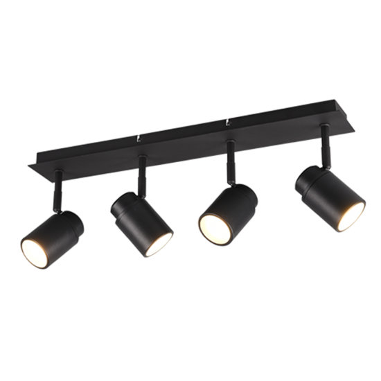 Trio Спот Angelo, IP44, 4xGU10, 5W 880400432 - Плафониери и аплици за баня
