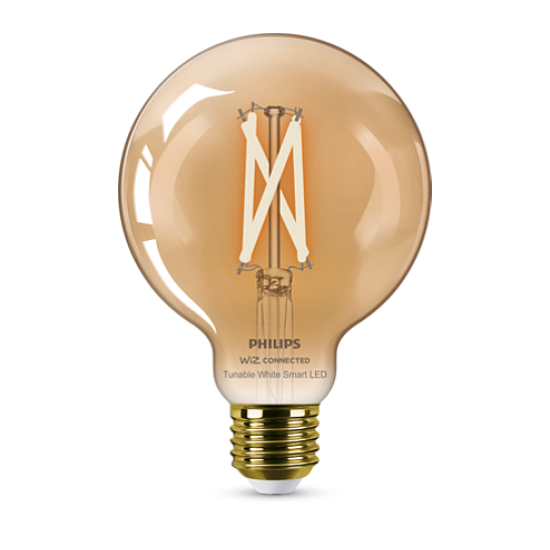 Philips Smart with WiZ Led lamp Filament E27, G95, 7W, 640Lm, 2000-5000K 871951437220700