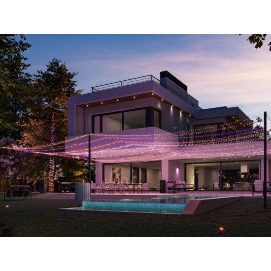 Philips HUE декоративно осветление Festavia, 250 LED 872016924662100 - Smart Външно осветление