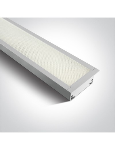 Интериорно осветление - One light LED панел за вграждане 40W неутрална светлина 38150AR/W/C