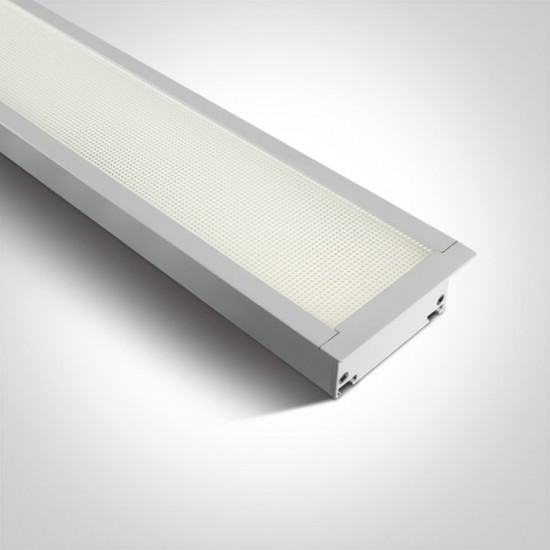 One light LED recessed panel 40W Cool white 38150AR/W/C