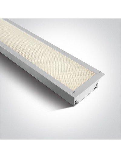 Интериорно осветление - One light LED панел за вграждане 40W топла бяла светлина 38150AR/W/W