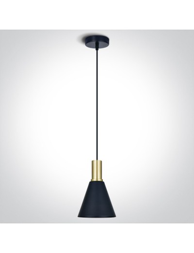 Висящи осветителни тела - One light пендел, E27, 10W, 63122/BBS
