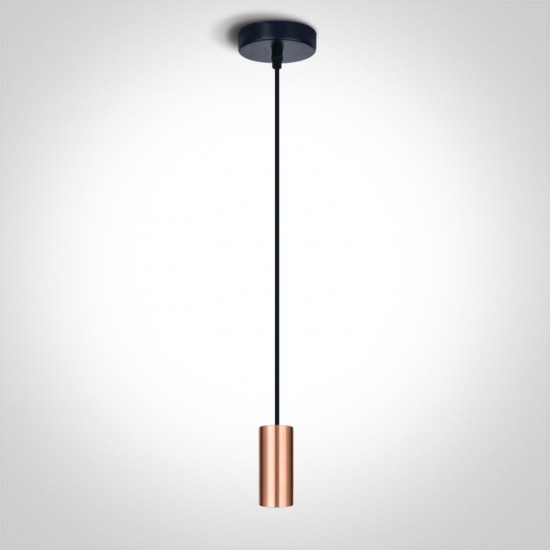 One light pendant, E27, 20W, 63124/CU