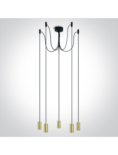 Hanging lights - One light pendant, E27, 20W, 63124C/BBS