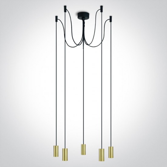 One light pendant, E27, 20W, 63124C/BBS