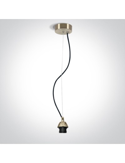 Hanging lights - One light pendant, E27, 20W, 63126A/BBS