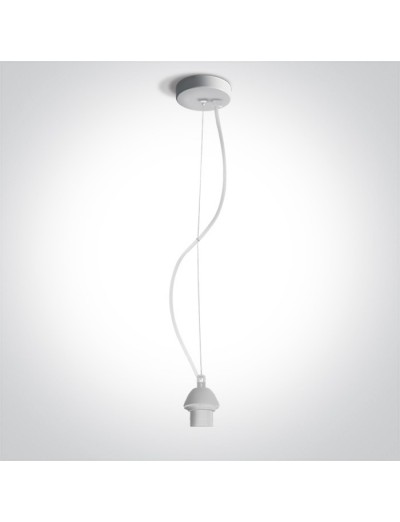 Hanging lights - One light pendant, E27, 20W, 63126A/W