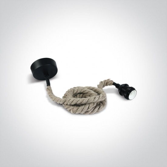 One light pendant rope, E27, 50W, 2m, 0992/B