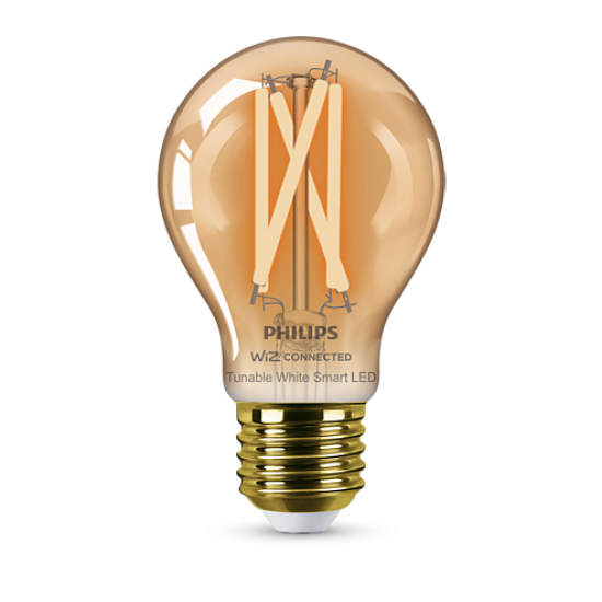 Philips Smart with WiZ Led lamp Filament E27, A60, 7W, 640Lm, 2000-5000K 871951437202300