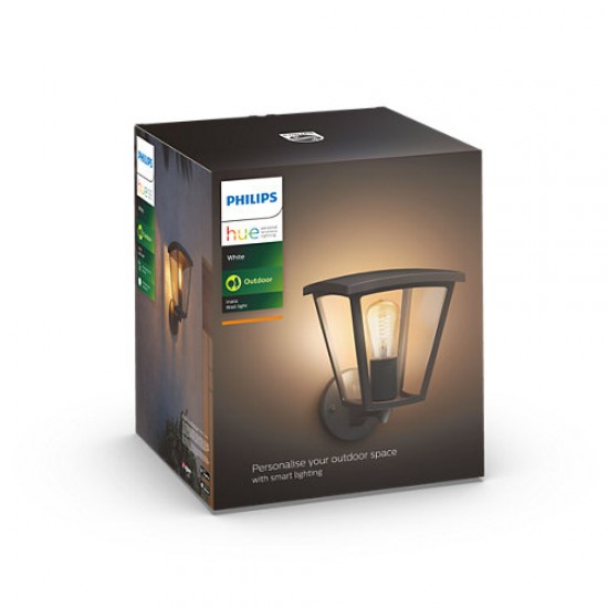 Philips Hue градинска лампа Inara, E27, 7W, 550Lm, 2700K 871951438851200 - Градински осветителни тела HUE