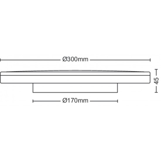 Philips LED Плафониера Ozziet, 2700K, 1800Lm, 18W, 871951443190400 - Плафониери и аплици