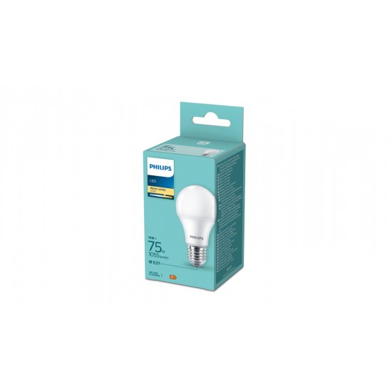 Philips LED лампа 75W A60 E27 WW FR ND 1PF/6 DISC 872016925384100 - LED Лампи с класическа форма