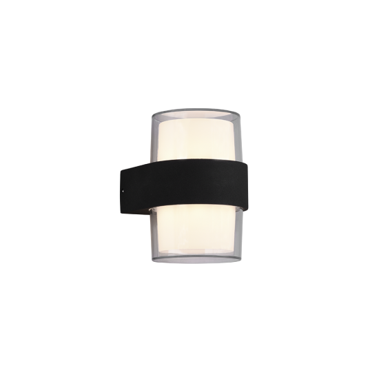 Reality външен LED аплик MOLINA 2x4.6W 1100Lm, 3000K IP54 R22052142 - Плафониери и аплици външни