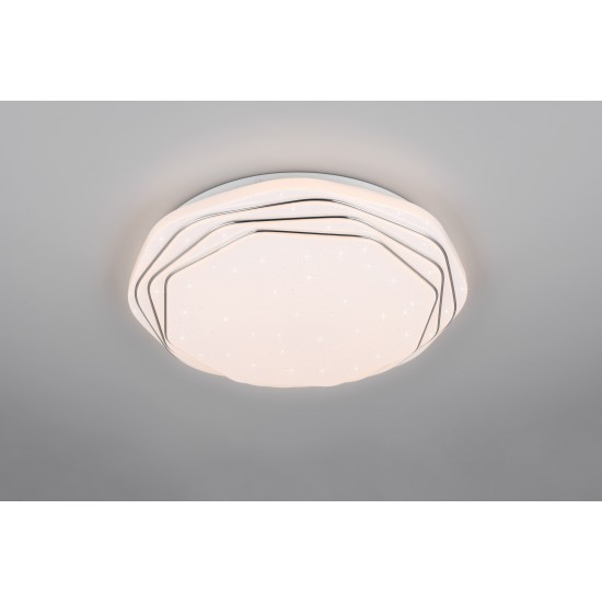 RL LED Плафониера DIZZY 22W  2600lm, 2700 - 6500K R67741100 - Плафониери