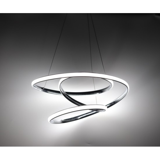 Belight Пендел 36W Интегриран LED 2950lm Хром 3106-01-11