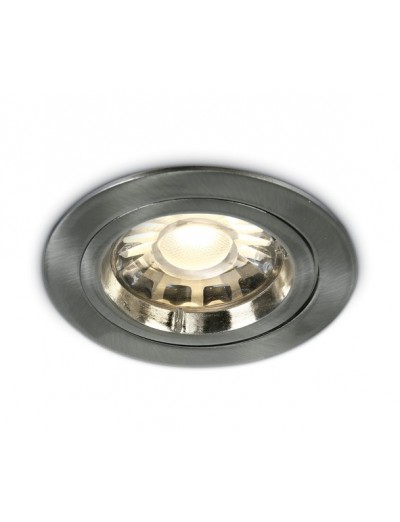 Интериорно осветление - One light Луна за вграждане инокс метал кръгла MR16 GU5.3 50W 12V IP20 10105/MC
