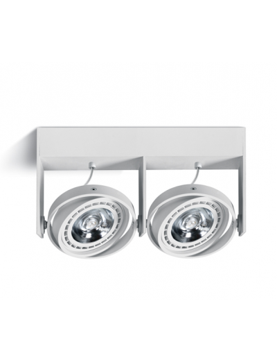 Интериорно осветление - One light Спот 2хGU10 R111 бял 62210B/W