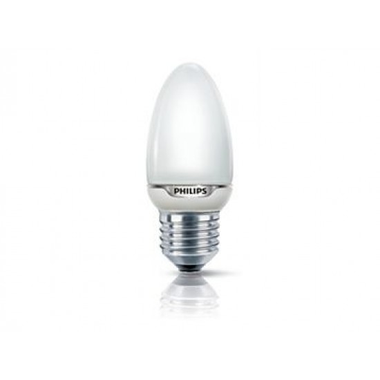 Philips Енергоспестяваща компактна лум. лампа Soft ES 5 W E27 топла светлина - Компактни луминисцентни лампи с класическа форма