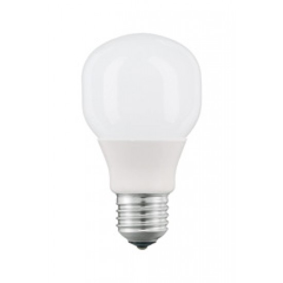 Philips Енергоспестяваща компактна лум. лампа Soft ES 8 W E27 топла светлина - Компактни луминисцентни лампи с класическа форма