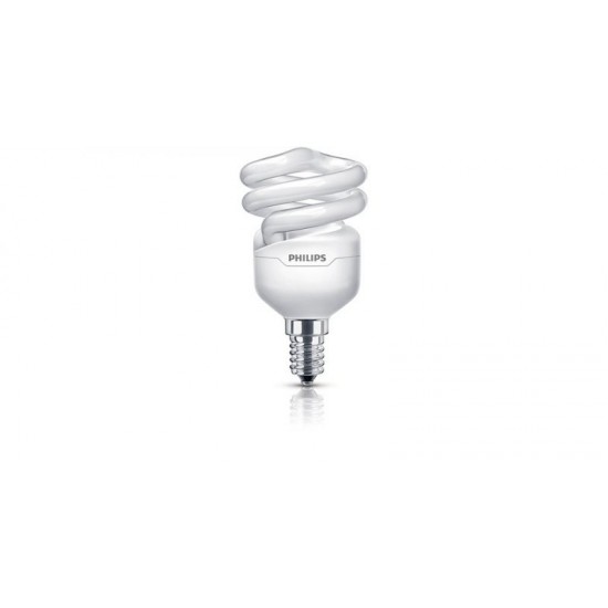 Philips compact fluorescent bulb lamp Tornado 8 W E14 warm light