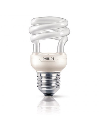 Outlet - Philips Енергоспестяваща компактна лум. лампа Tornado 8 W E27 топла светлина