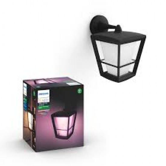 Philips, Градинска лампа, WiFi, LED, 1150Lm, 15 W, Hue Econic, IP44, Черен, 1744030P7 - Градински осветителни тела HUE