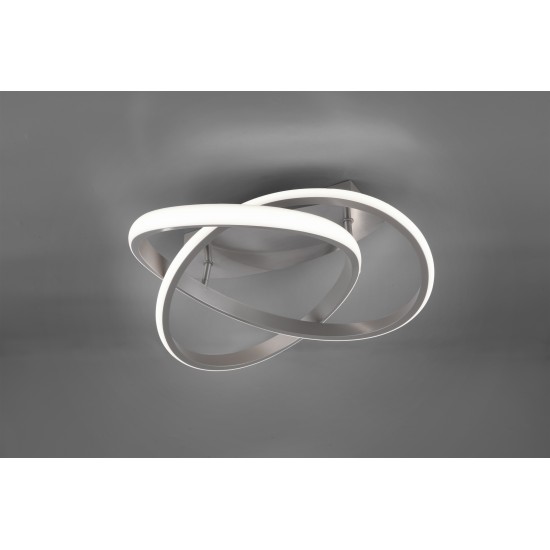 RL plafo Course 1х18W LED 2400Lm nickel mat R62051107